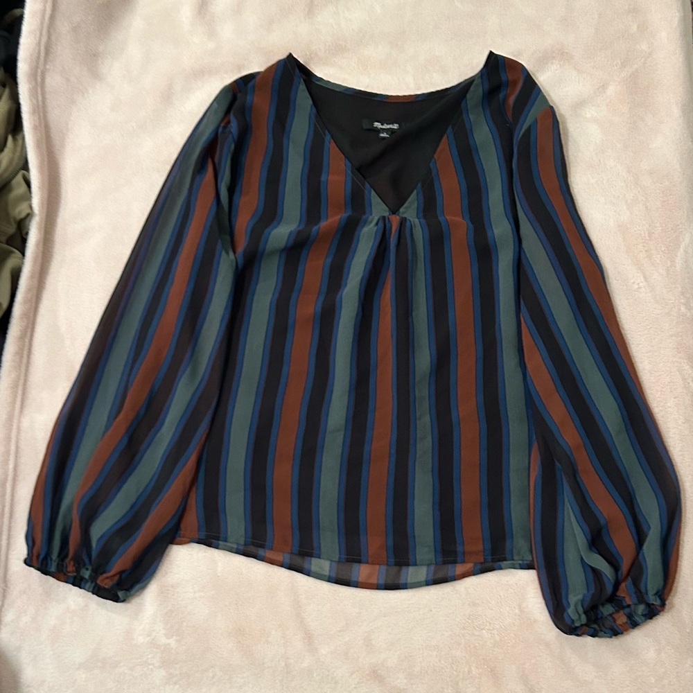 Madewell Women’s Small Multi Color Blouse